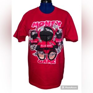 Money & Game Rhinestones Tee NWT sz L & XL